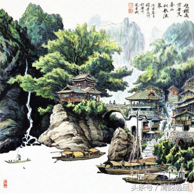 南乡旧梦——张孝友写意山水画欣赏