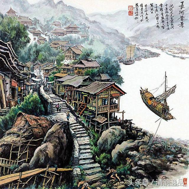 南乡旧梦——张孝友写意山水画欣赏