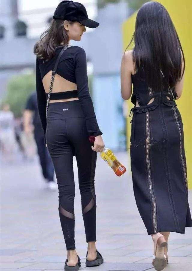 街拍极品姐妹花, 一个就够了, 两个可能吃不消