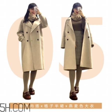 驼色半裙搭配图片 一裙多穿显高显瘦穿搭