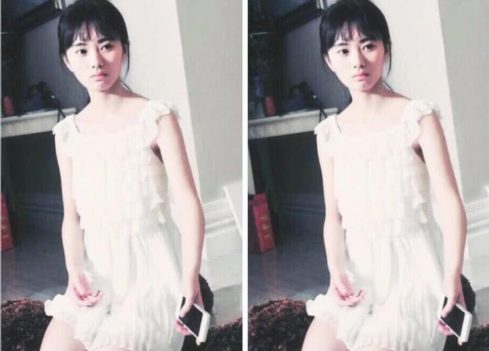 网红中学时期的照片被曝光，4千年难得一见美女，网友：大露背