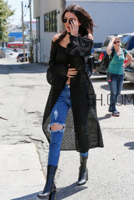 针织开衫配什么裤子？针织开衫搭配裤子图片