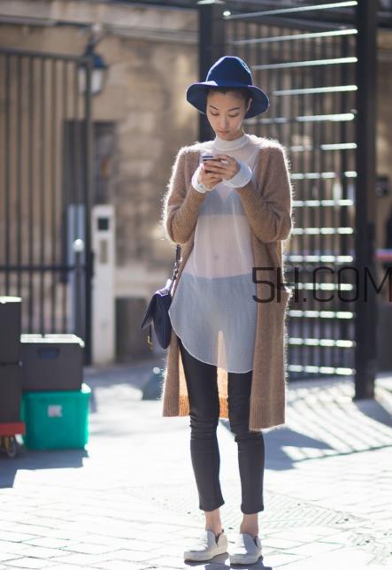 针织开衫配什么裤子？针织开衫搭配裤子图片