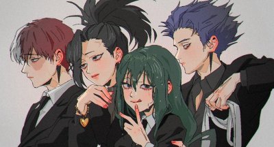 ​我的英雄学院黑暗系美图，轰焦冻有点酷