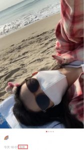 ​孙怡母女海南度假，大福走路像走秀好有范，完美继承妈妈的大长腿