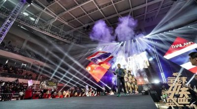 ​武林风中泰对抗赛，魏锐战队四比一，战胜播求战队！