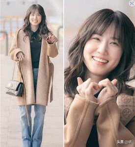 ​朴恩彬现身机场，打扮精致优雅，笑容温暖像邻家妹妹（多图）