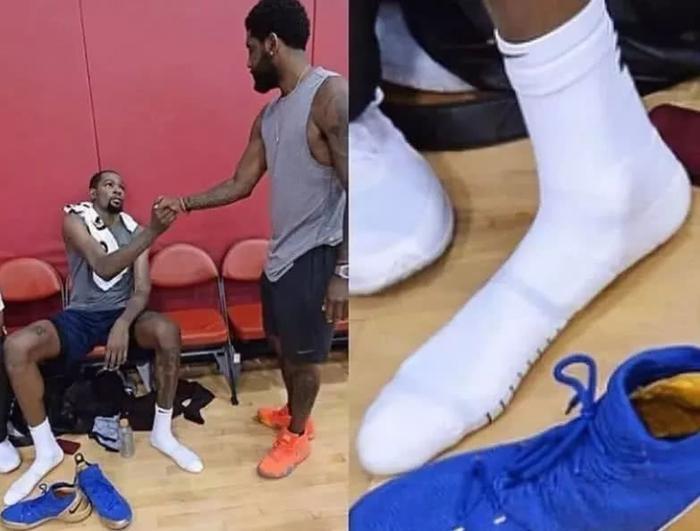 杜兰特这一双脚！终于知道他为什么一直在球场上掉鞋了！