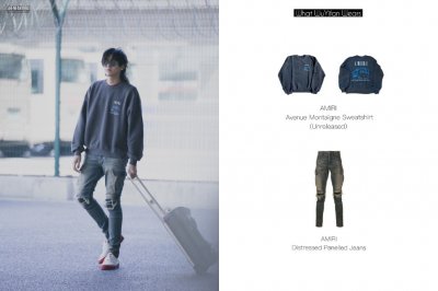 ​190401 吴亦凡穿搭科普来袭：别样的穿搭是春天的气息