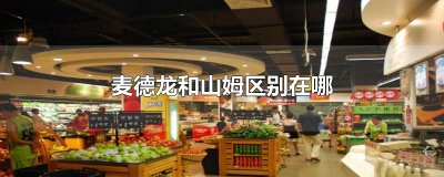 ​麦德龙和山姆区别在哪