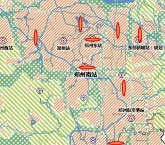 ​未来郑州主城区的8大城市轴线