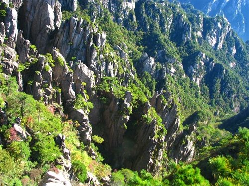 黄山登山旅游图集 路线：南大门云谷寺-白鹅岭-光明顶日出