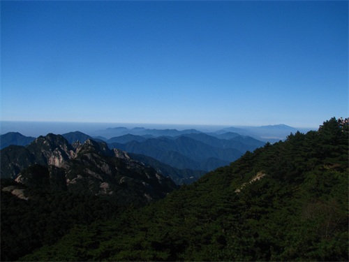 黄山登山旅游图集 路线：南大门云谷寺-白鹅岭-光明顶日出