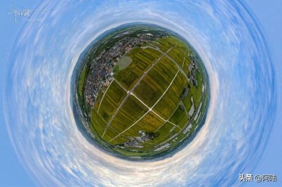 ​余杭径山不仅有禅茶一味和花海，航拍视角下的万亩良田也颇为壮观