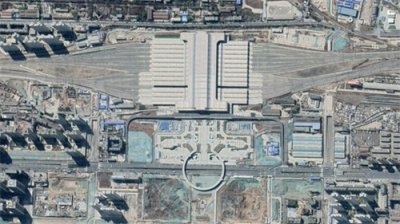 ​航拍动车D2656次（兰州西-西安北）各车站，途经通渭、咸阳